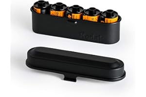KODAK Film Case - for 5 Rolls of 35mm Films - Compact, Retro Steel Case to Sort and Safeguard Film Rolls (Film is not Include