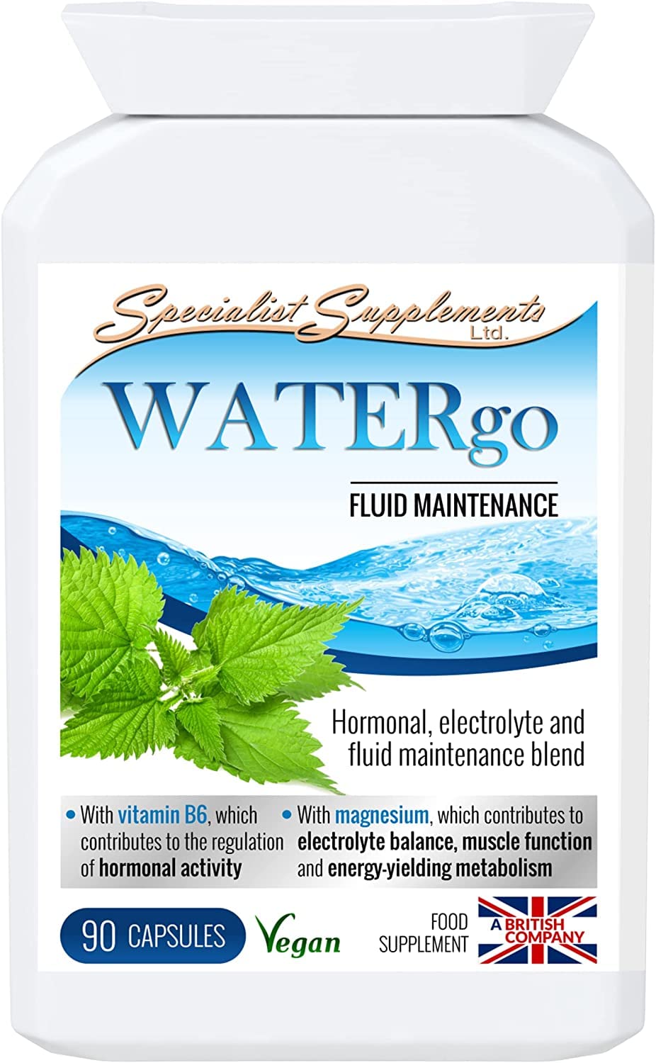 Specialist Supplements WATERgo Fluid Maintenance 90 Capsules