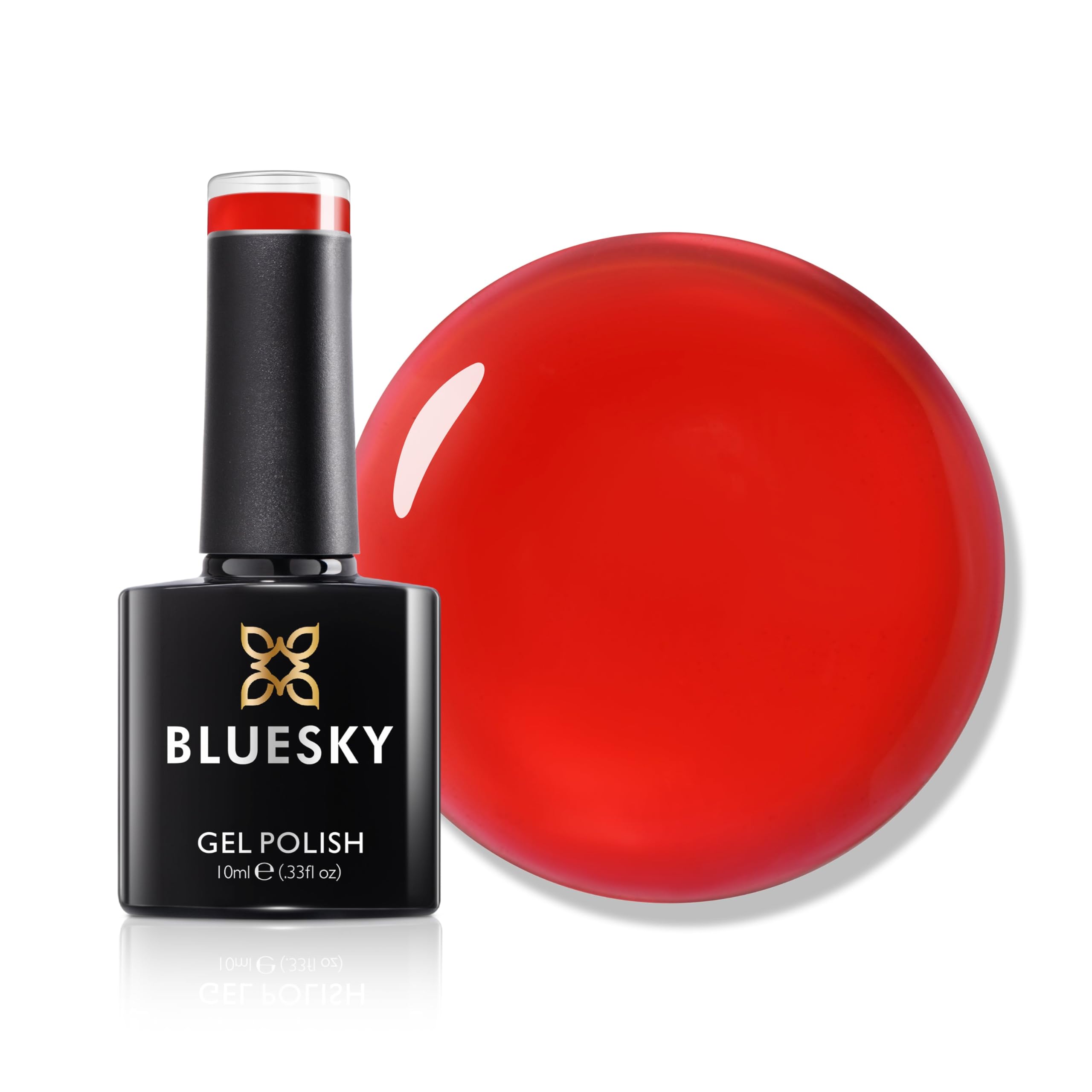 Bluesky UV/LED Gel Soak Off Nail Polish, Glaze 01, For The Record, 10 ml (Requires Curing Under UV/LED)