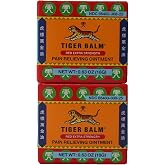 Tiger Balm Red Extra Strength Pain Relieving Ointment 18g (Pack of 2)