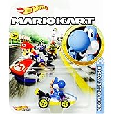 Hot Wheels Light-Blue Yoshi Mariokart Character Car Diecast 1:64 Scale