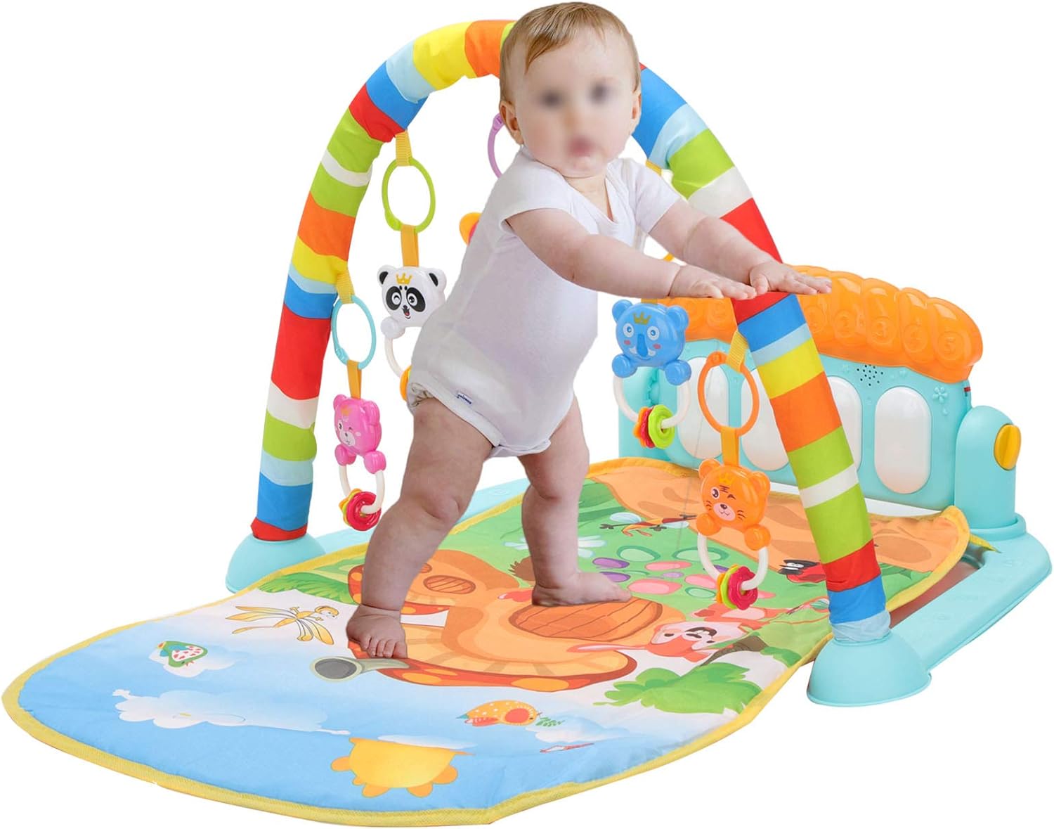 play gym with lights