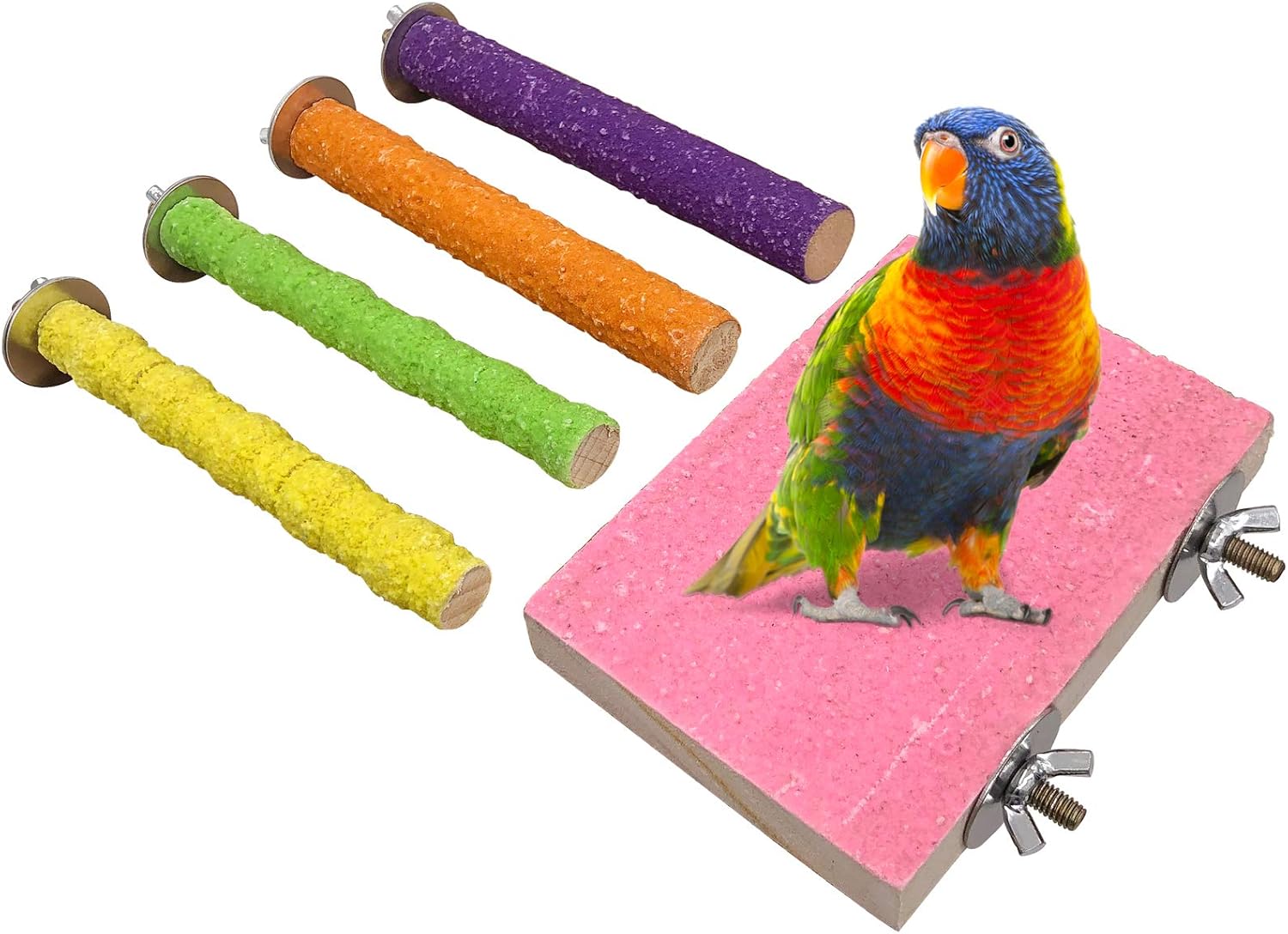 natural budgie toys
