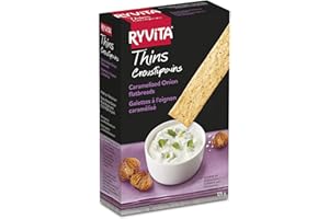 Ryvita Thins - Caramelized Onion Flatbreads, 125g