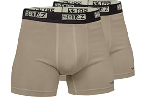 281Z Military Underwear Cotton 4-Inch Boxer Briefs - Tactical Hiking Outdoor - Punisher Combat Line