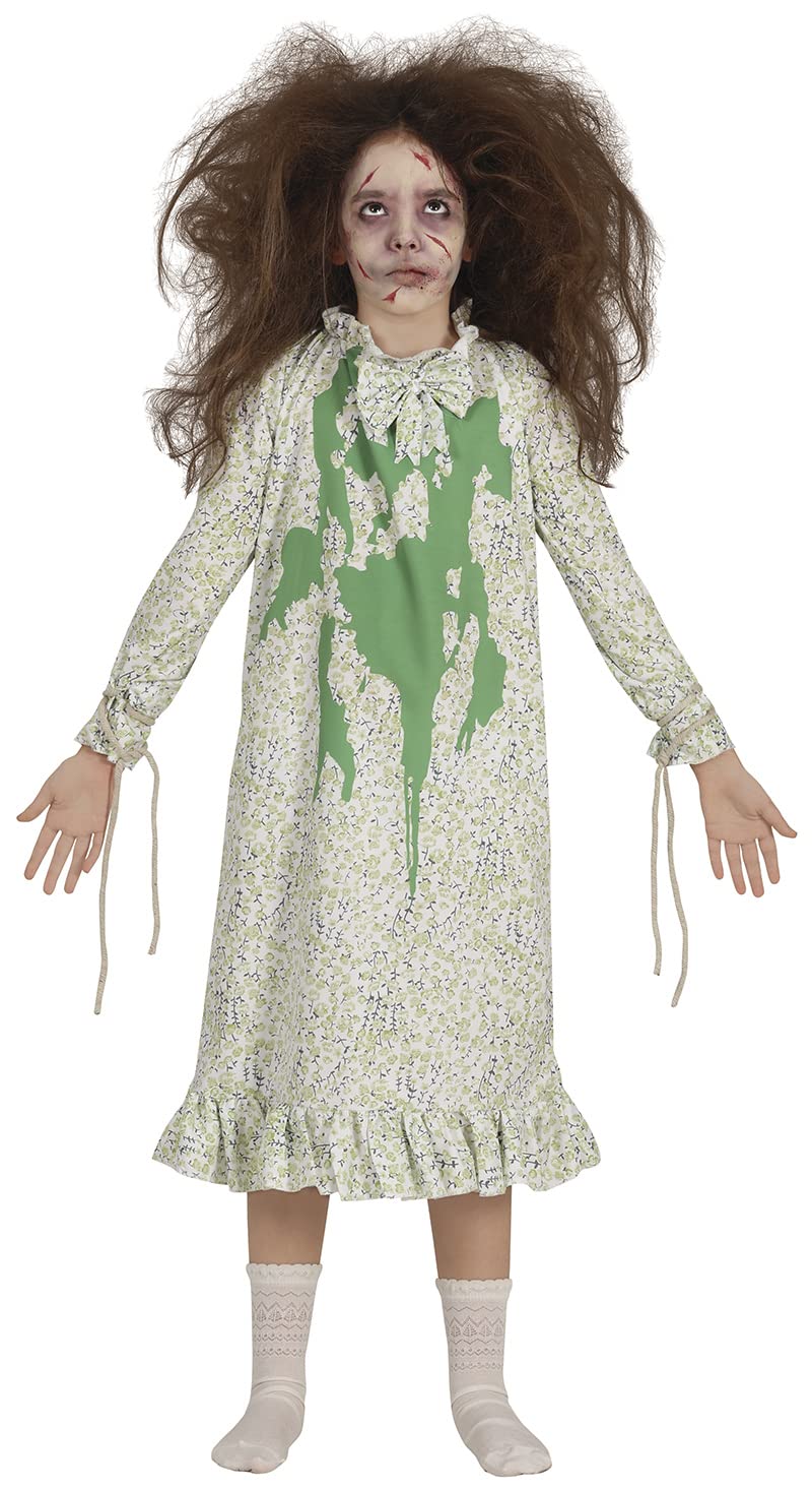 FIESTAS GUIRCA Possessed Girl Fancy Dress for Girls - Demonic Horror Exorcism - Halloween Girls Costumes 5-6 years