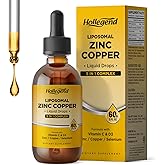 Liposomal Zinc Copper Liquid Drops, 50mg Zinc Picolinate with Copper, Vegan | Plus Selenium, Vitamin C&amp;D3 for Immune &amp; Thyroid Support, Fast-Absorbing Mineral Supplements for Men Women, 2 Fl Oz