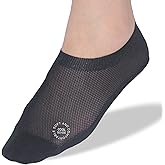 ULTRACEN Womens Thin Socks Non Slip Ultra Thin Liner Socks Nylon Cool Sense No Show Socks Sheer Lightweight