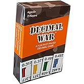 Math Magic Decimal War Card Game - Read and Compare Decimal Numbers