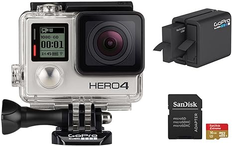 Amazon Com Gopro Hero 4 Silver Edition 12mp Waterproof Sports