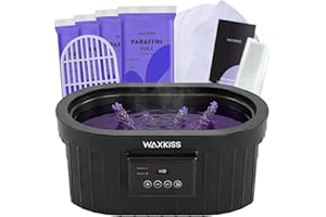 Paraffin Wax Machine for Hand and Feet, Waxkiss 5000ml Paraffin Bath with Lavender Paraffin Wax Warmer for Professional Spa &