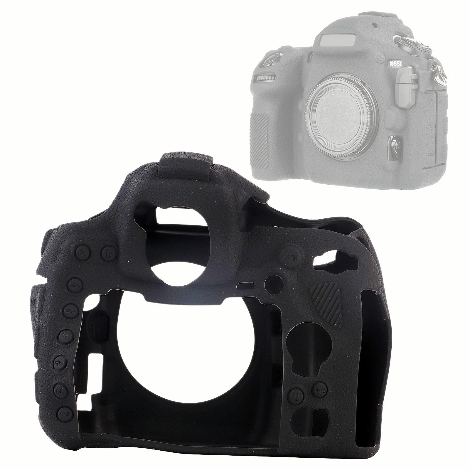 Digital Camera Silicone Case, DSLR Soft Silicone Camera Protective Body Cover for D850 Camera,Easy Protective Case Durable and Washable Protector Skin