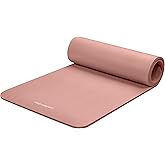 Retrospec Solana Yoga Mat 1/2" Thick w/Nylon Strap for Men & Women - Non Slip Exercise Mat for Yoga, Pilates, Stretching, Flo