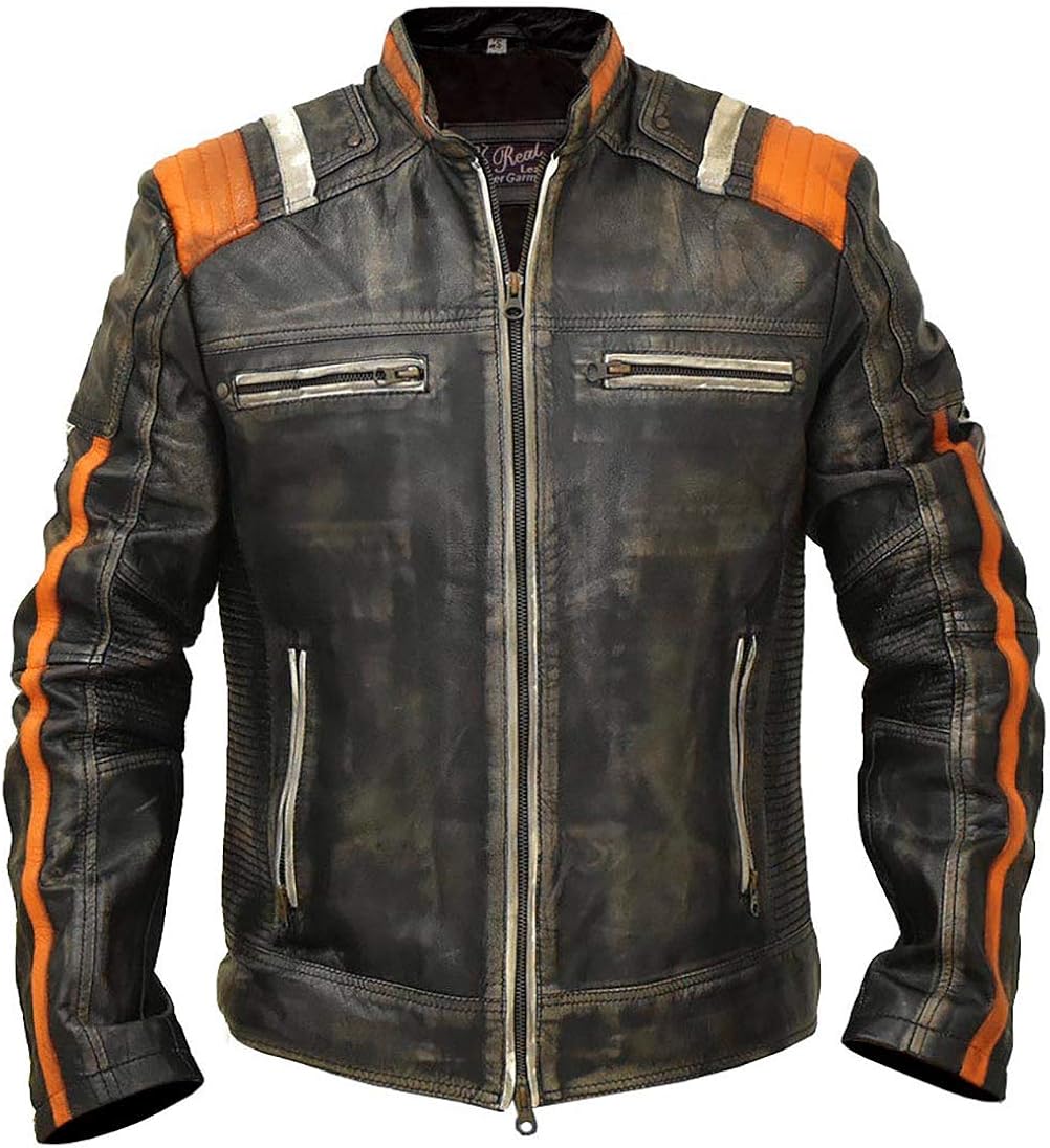 gap leather biker jacket