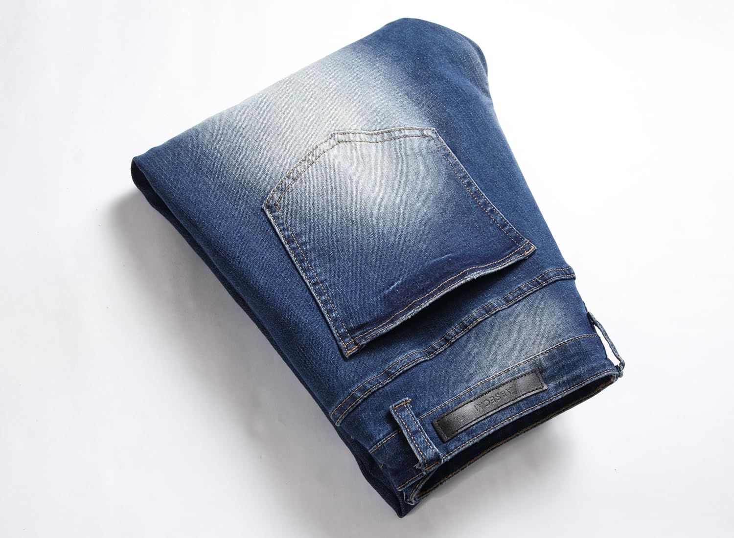 ABSECAI Men's Ripped Jeans Slim Fit Skinny Stretch