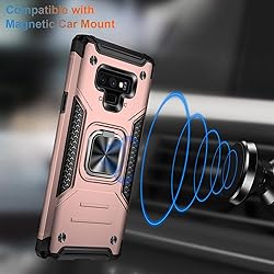 IKAZZ for Galaxy Note 9 Case,Dual Layer Soft