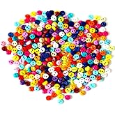 Tiny Button, 500pcs 6mm Micro Resin Buttons for Dolls Clothing Sewing Accessories