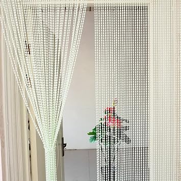 Zyclssrv Kristallperle Vorhang Schone Dekoration Acryl Perlen