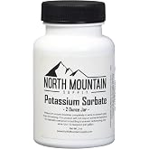 North Mountain Supply Potassium Sorbate Stabilizer, 2oz Jar | Food and USP Pharmaceutical Grade, Home Brewing, Stabilize Wine, Food Preservation, Cooking, Safe, Effective,