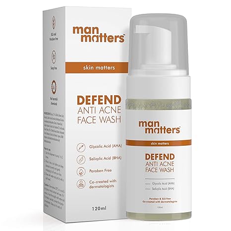 man matters anti acne face wash