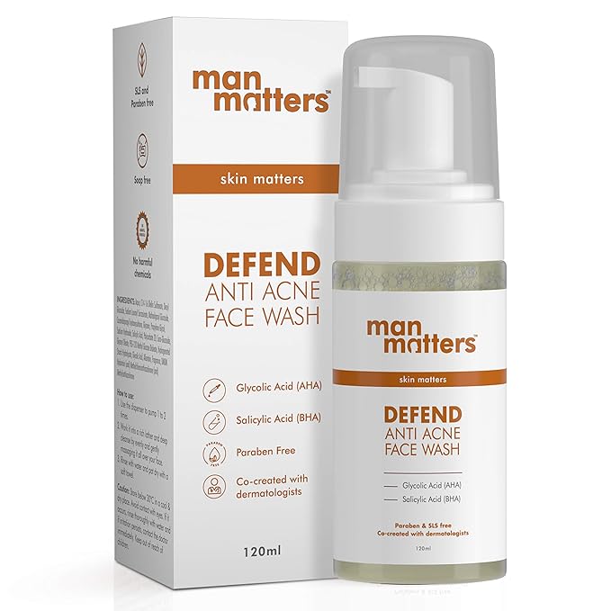 man matters face wash