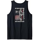 2nd Amendment Feelings America USA Patriotic Funny On Back Tank Top