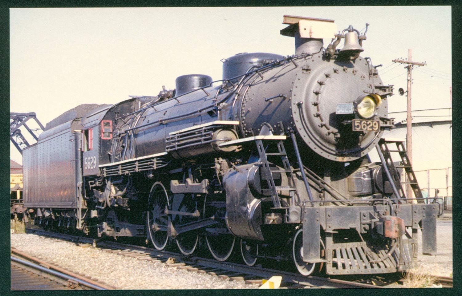Amazon Com Grand Trunk Western 4 6 2 No 5629 Light Class K4a Gtw Steam Locomotive Train Railroad Postcard Home Kitchen