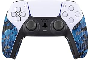 PlayVital Anti-Skid Sweat-Absorbent Controller Grip for ps5 Controller, Professional Textured Soft Rubber Pads Handle Grips f