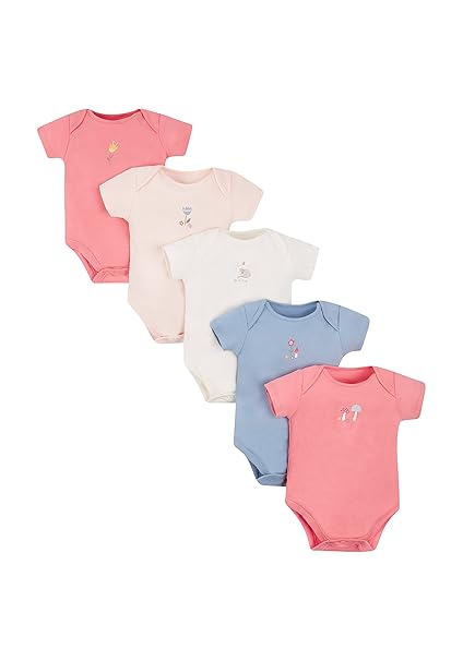 Baby Girls Bodysuit (MC412-1_Multi Born)