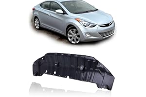 CarPartsDepot Front Engine Splash Shield Compatible with Hyundai 2011-2013 Elantra Engine Under Cover