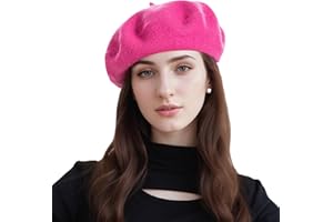 HENGWOYS Women's Beret Hats – Chic French Berets for Women, Premium Wool Beret – A Classic Wardrobe Addition for Stylish Women