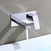 HOMELODY-Grifo-de-Lavabo-para-Montaje-en-Pared-Monomando-para-Bano-Griferia-Anti-ruido-ABS-Aireador-sin-Salpicaduras