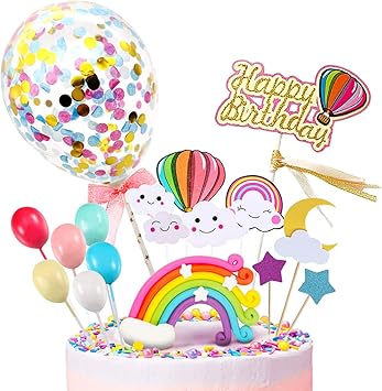 Izoel Confettis Ballons Gateau Decoration Joyeux Anniversaire Gateau Topper Arc En Ciel Nuage Etoile Lune Ballons Pour Garcons Filles Enfants Fete D Anniversaire Decoration Amazon Fr Jeux Et Jouets Izoel Confettis Ballons Gateau Decoration Joyeux Anniversaire Gateau Topper Arc En Ciel Nuage Etoile Lune Ballons Pour Garcons Filles Enfants Fete D Anniversaire Decoration Amazon Fr Jeux Et Jouets
