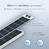 Renogy 100 Watt Flexible 12V Mono Solar Panel ETFE Ultra Thin Lightweight view 3