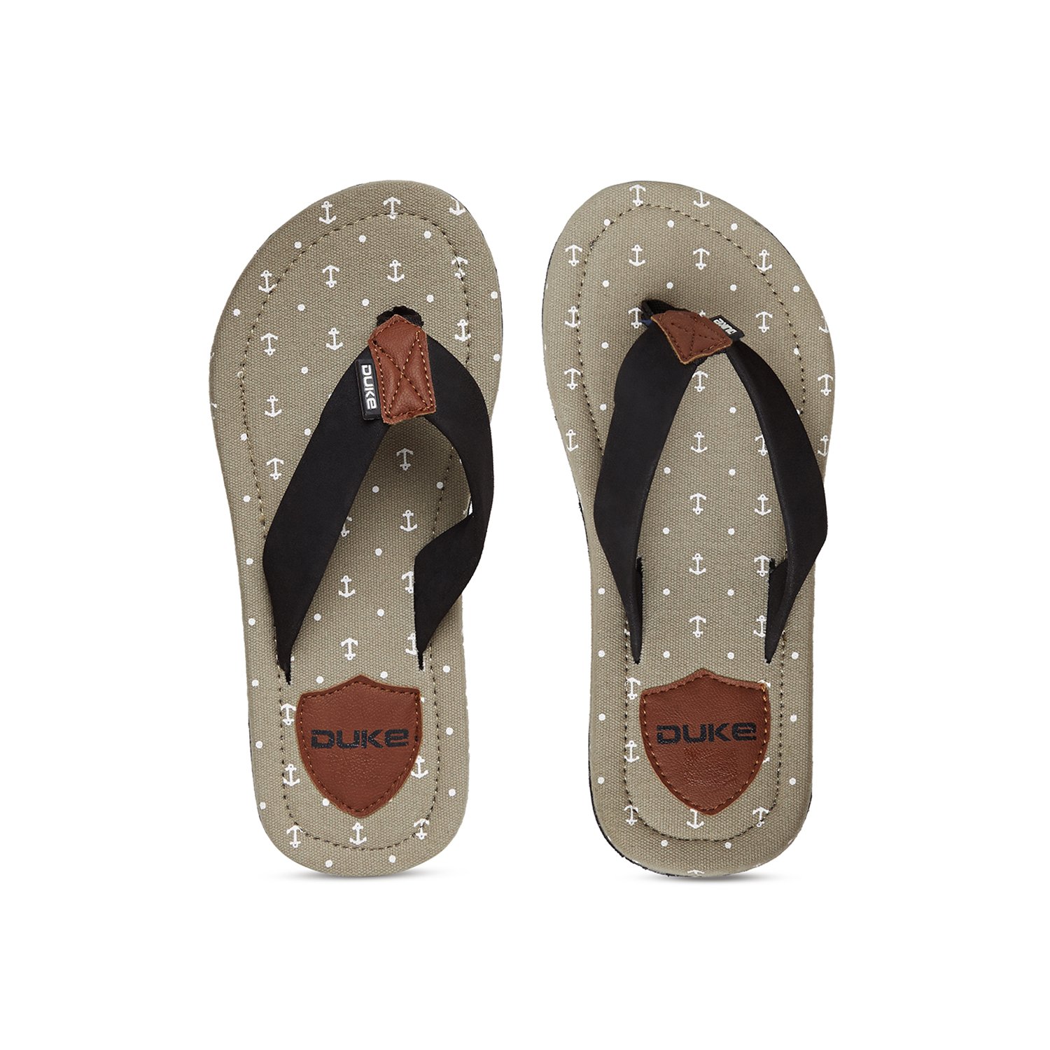 duke men's denim slippers - 8