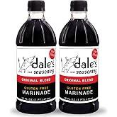 Original Steak Seasoning By Dale's, Gluten Free, No Cholesterol | Delicious on All Meats, Fish, and Vegetables | (2) 16 oz Bottle | No Long Marinating, Savory Blend of Exotic Spices!