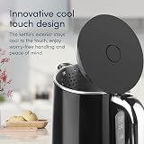 WEEKETT Alexa Smart Kettle 1.7L 3000W Temperature Control BPA Free Black view 5