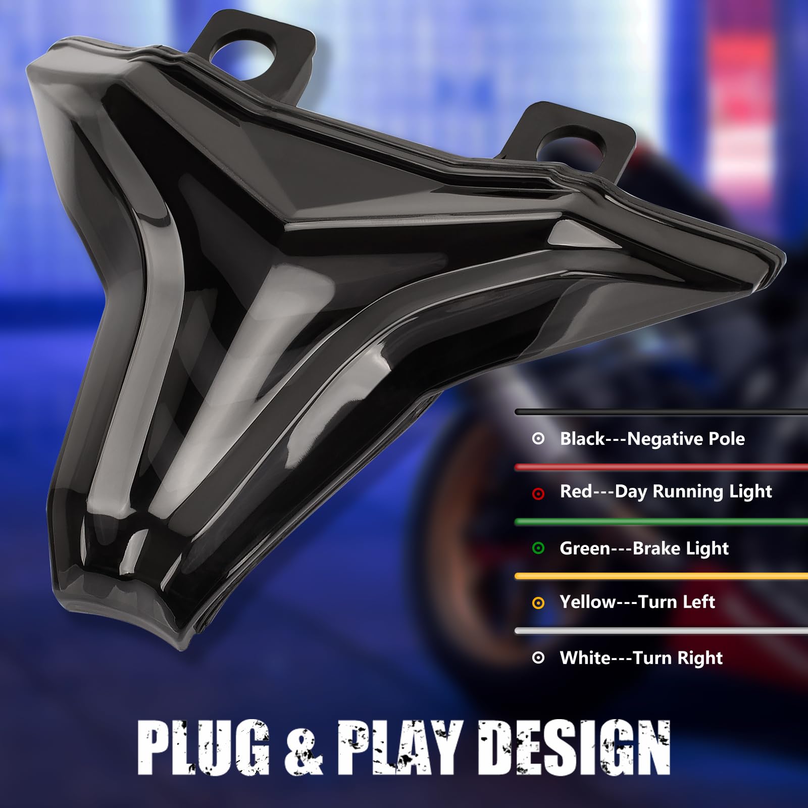 ZX6R ZX10R Z1000 Ninja250 LEDテール スモーク 2023 ZX-6R ZX-10R