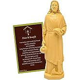 Imerance St Joseph Statue for Selling House,Faith-Based St Joseph Statue with House Selling Prayer Card, Ideal for Sell Homes,Religious Activities(Ivory 4Inch 1pcs)