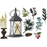 Sizzix Thinlits Die Set, Vault Winter Candlelight by Tim Holtz, 18 Cutting Dies