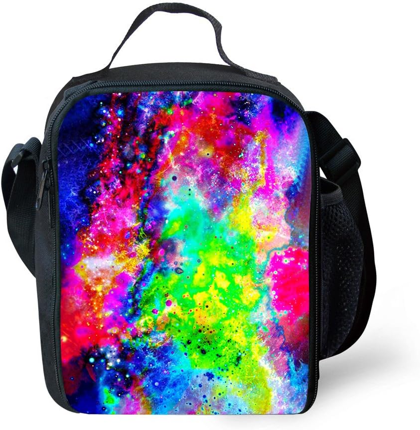CAIWEI Galaxy Lunch Bag Insulated Lunch Box Cooler Bag (Starry sky 3)