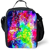 CAIWEI Galaxy Lunch Bag Insulated Lunch Box Cooler Bag (Starry sky 3)