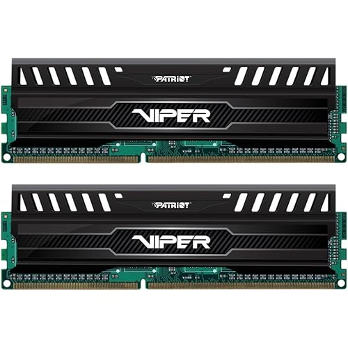 Patriot Memory Performance Viper 3 DDR3 8GB Memory Kit PC3-15000 (1866MHZ) PV38G186C0K Black Mamba