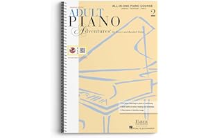 Adult Piano Adventures: All-in-One Piano Course - Book 2 | Early Intermediate Piano Method with Online Audio | Songbook with Sheet Music and Theory for Adults | Faber Piano Book for Chord Playing