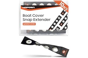 Snap Extenders for Boat Canvas ，304 Steel Snap Boat Cover Snaps，Upgrade Extension Size 1"~3" 5 PCS (1-3 inch 10pcs)