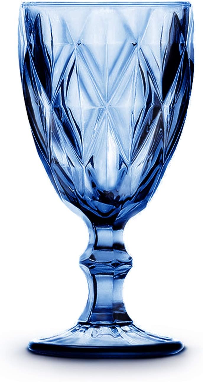 Jogo de taças azul para vinho Mimo Style