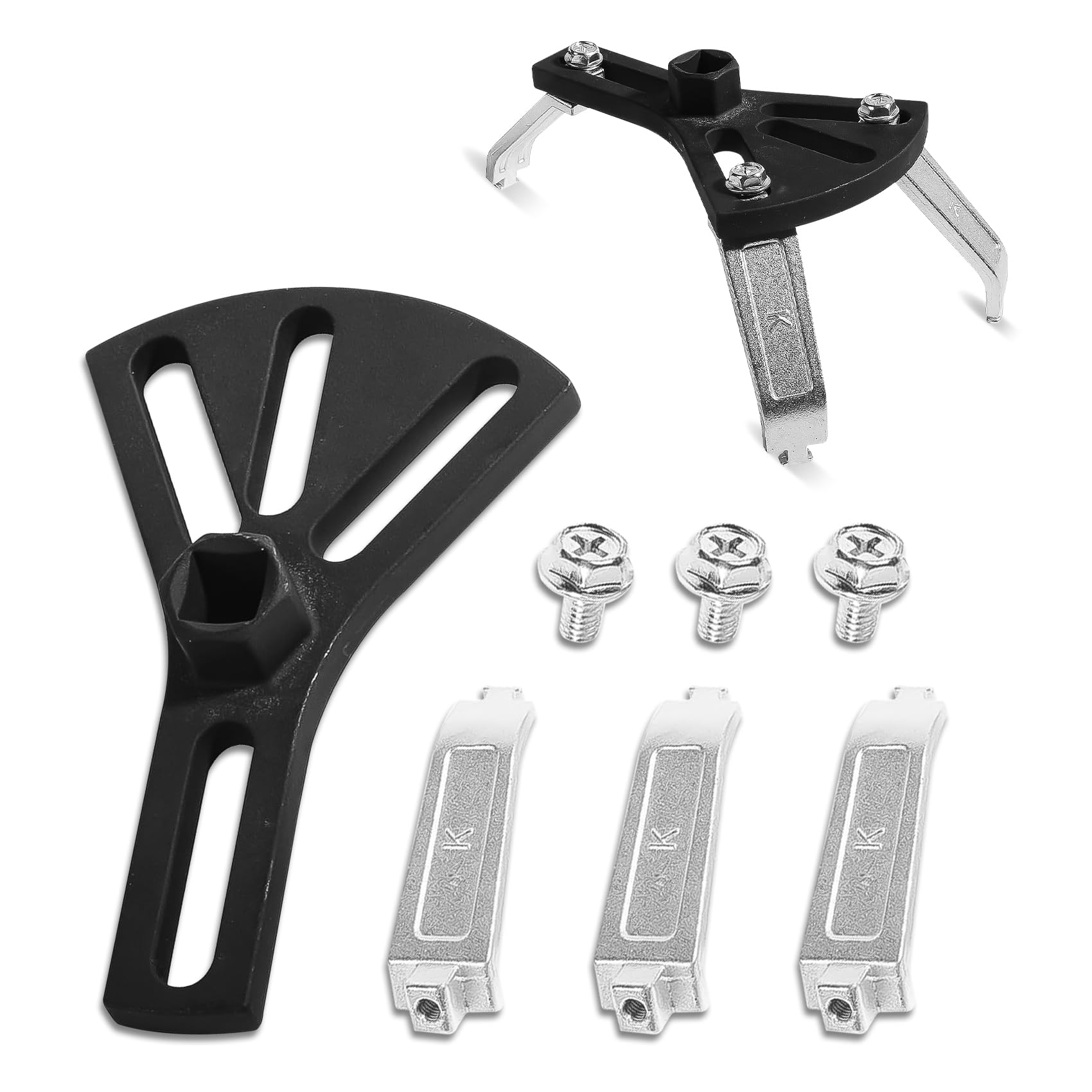 Photo 1 of **MISSING ASSEMBLY PIECES (ARMS) **** PACLVIO Universal Fuel Pump Removal Tool, Lock Ring Tool, Adjustable Fuel Lid Tank Cover Collar Ring Spanner, 5.31" to 7.28" Fuel Tank Repair Kit for Remove and Install Fuel Pump Lock Ring