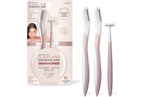 Finishing Touch Flawless DermaPlane Travel Pack Facial Exfoliator & Hair Remover