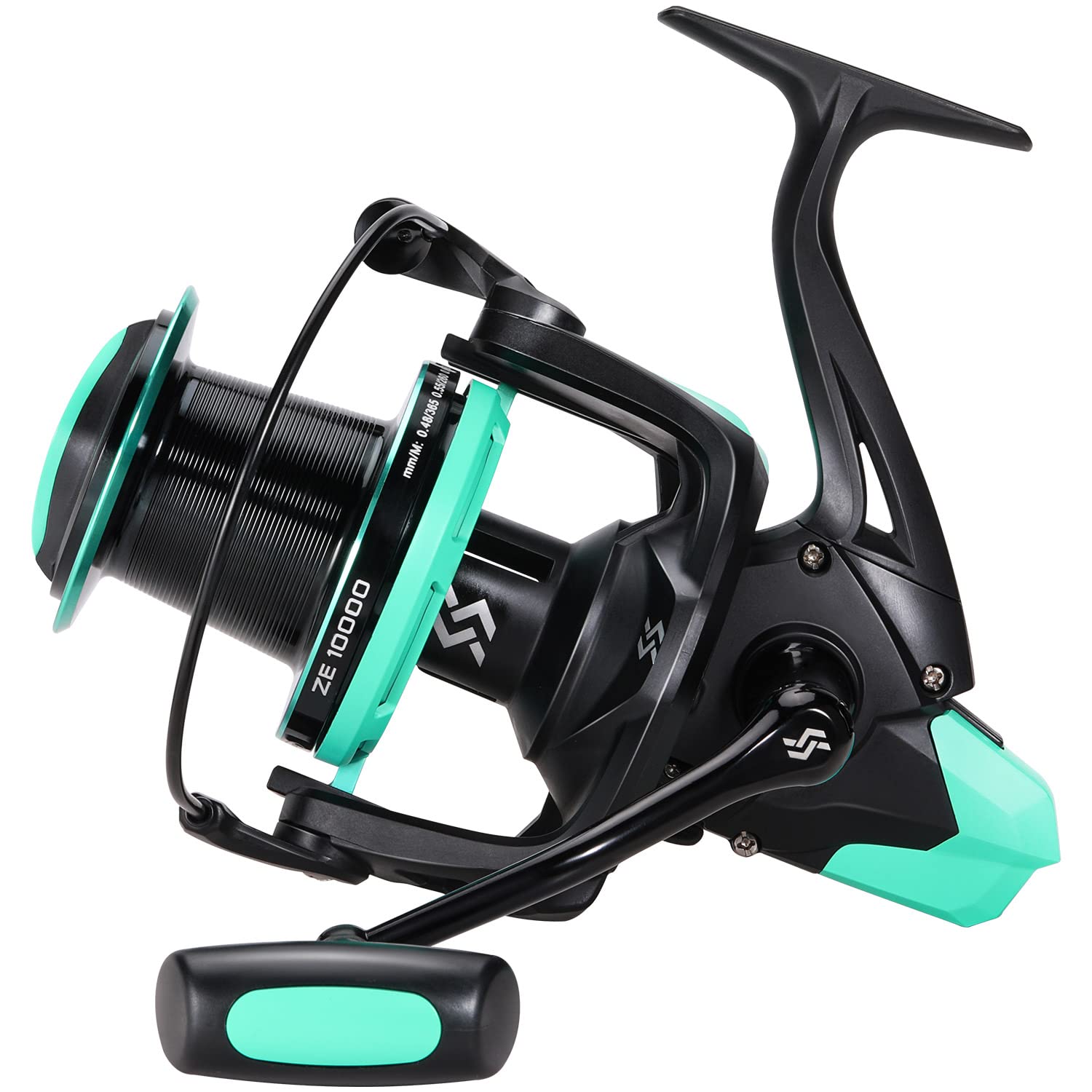 Sougayilang Surf Fishing Reel，11+1BB Stainlesss Spinning Reel, 10000 Series Super Powerful Drag, Oversize line Capacity Spool for Saltwater/Freshwater Catfish Carp Fishing Reel