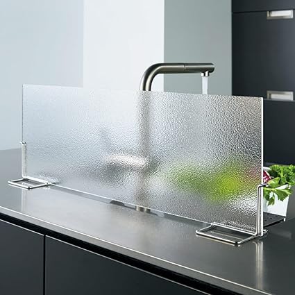 Amazon Co Jp アクリルの水はねガード 幅92cm 6012 ホーム キッチン